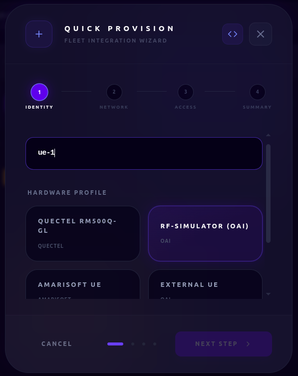 Terminal Quick Provisioning